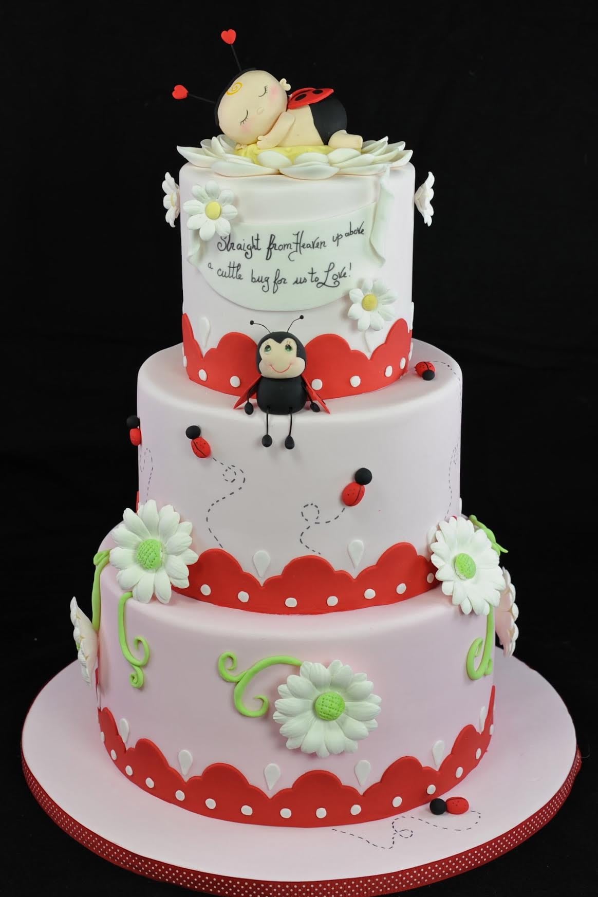 The Littlest Ladybug The Prettiest Over The Top Baby Shower Cakes Popsugar Family Photo 16