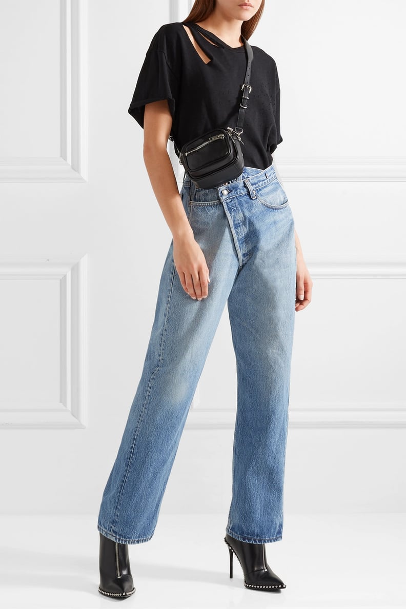 R 13 Crossover Asymmetric High-Rise Jeans