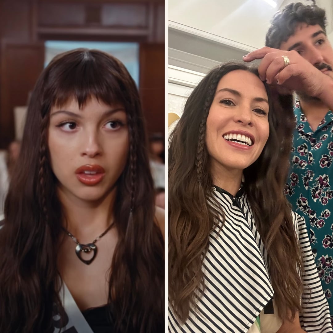 Before and after Olivia Rodrigo makeover with Clayton Hawkins