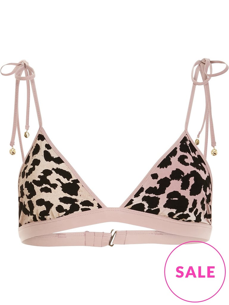 Love Stories Uma Leopard Print Bikini Top