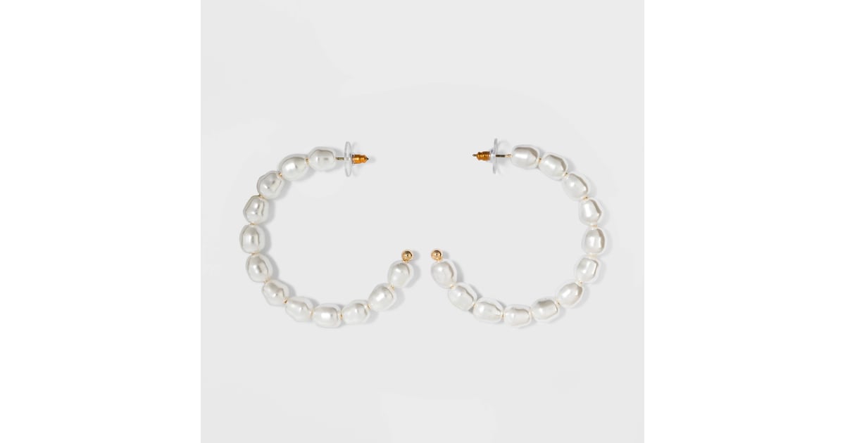 Baublebar pearl hoop new arrivals earrings