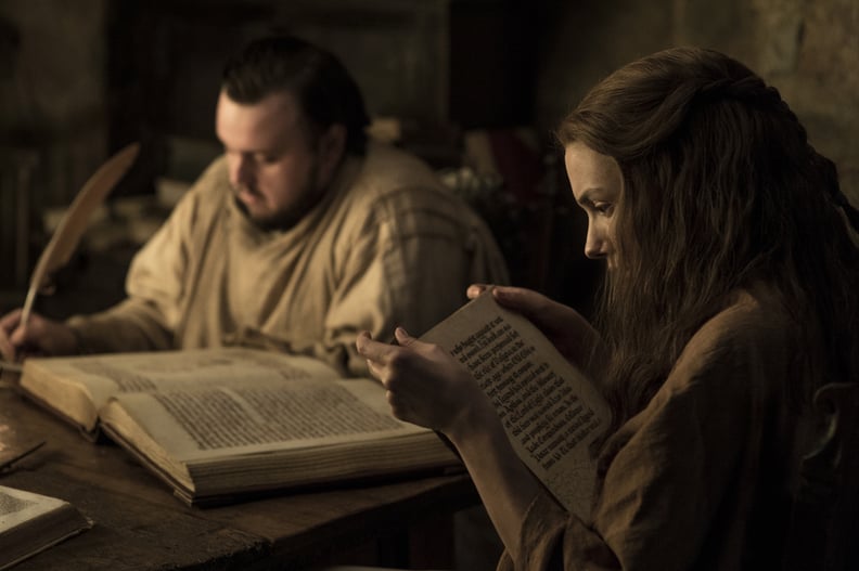 John Bradley as Sam, Hannah Murray as Gilly