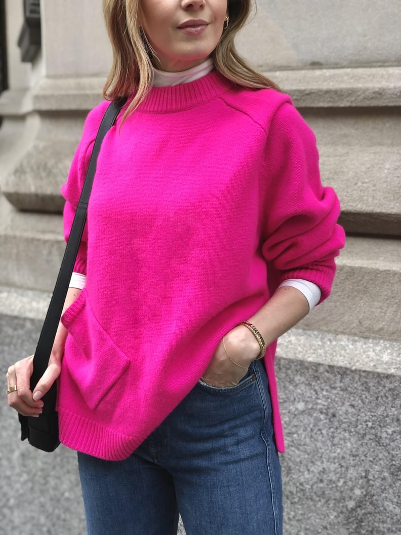 How to Layer a Turtleneck: Under a Sweater