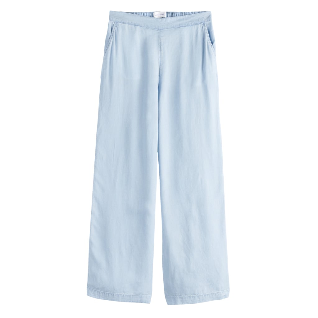 Chambray High Rise Wide Leg in Light Blue Wash | POPSUGAR at Kohl's ...