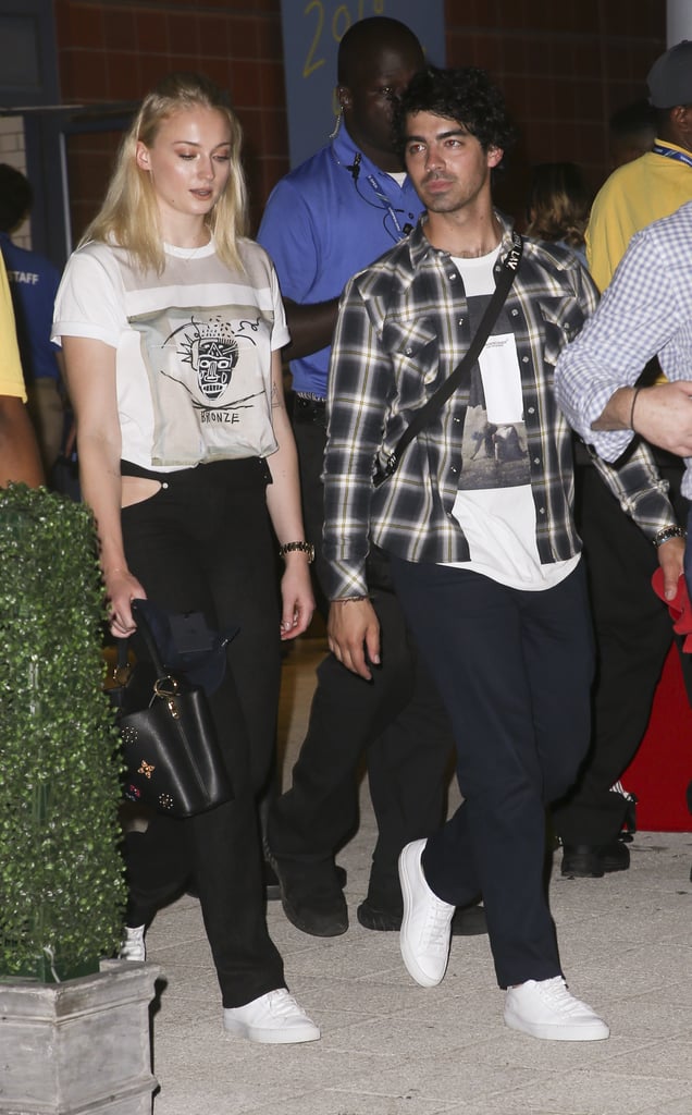 Nick Jonas and Priyanka Chopra at the US Open September 2018