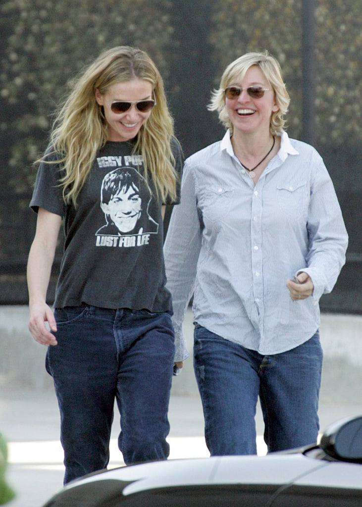 Cute Portia de Rossi and Ellen DeGeneres Pictures