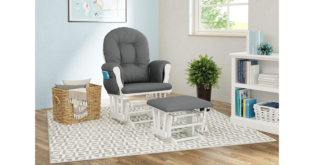 storkcraft premium hoop glider and ottoman