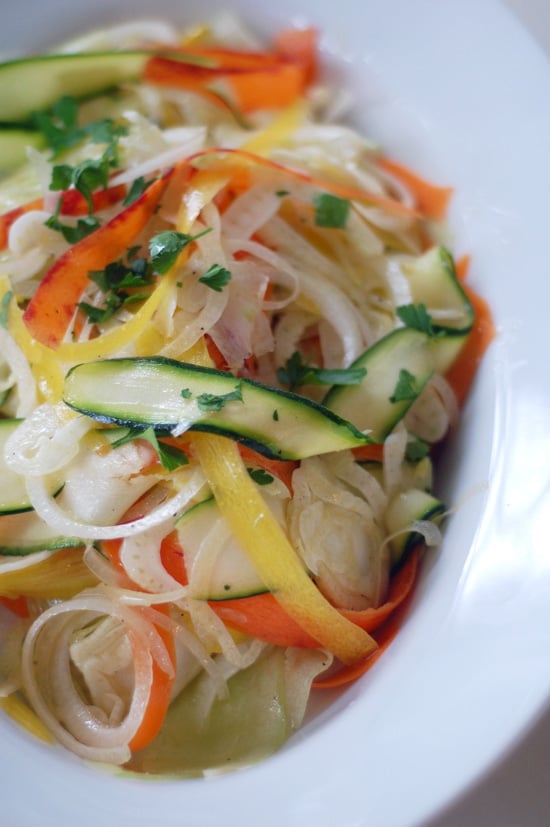 Ribboned Vegetable Salad