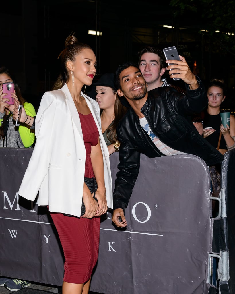 Jessica Alba Cash Warren NYFW Date Night September 2015
