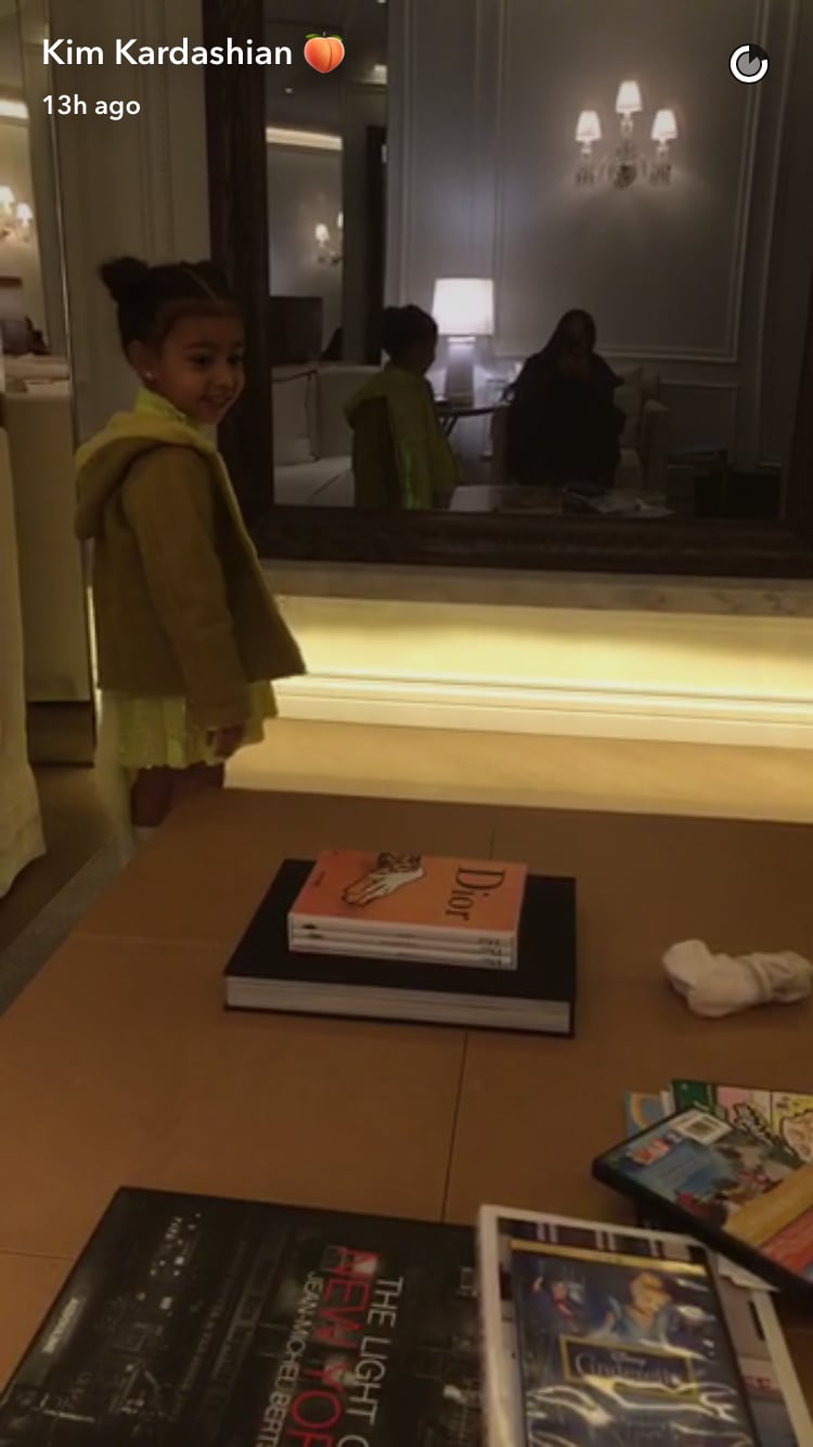 Kim Revealed North Even Got to Pick Out the Color and Material For the Outfit