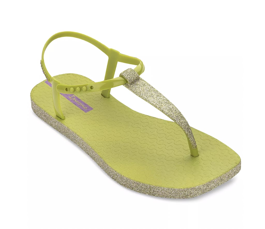 Ipanema x Shakira Class Edge Glow Slip-On Embellished T-Strap Thong Sandals