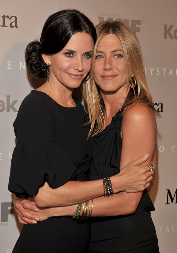 When Courteney Cox gave birth to her daughter Coco Arquette in 2004, she asked her Friends costar (and real-life BFF) Jennifer Aniston to be the baby's godmother. When Courteney Cox gave birth to her daughter Coco Arquette in 2004, she asked her Friends costar (and real-life BFF) Jennifer Aniston to be the baby's godmother.