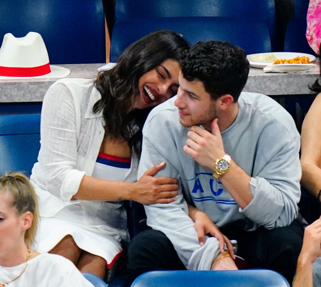 Priyanka Chopra's White Dress With Nick Jonas at US Open