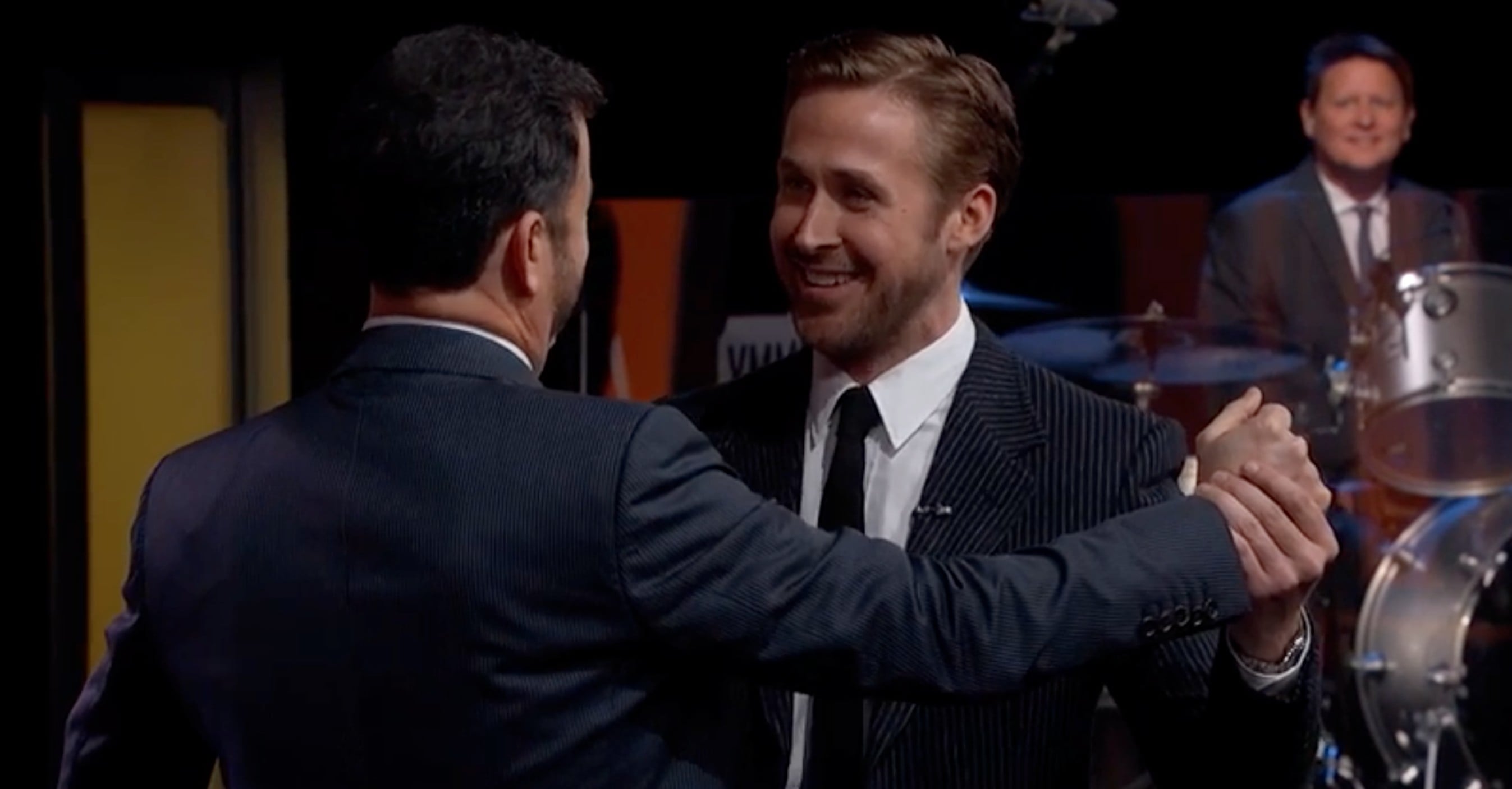 Ryan Gosling's Waltz Dance With Jimmy Kimmel Video 2016 PS Celebrity