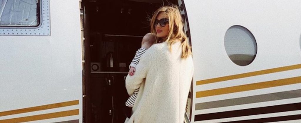 Rosie Huntington-Whiteley Black Saint Laurent Boots