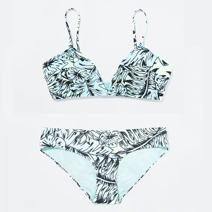 Zara Tropical-Print Bikini | Cheap Swimsuits | POPSUGAR Fashion Photo 4
