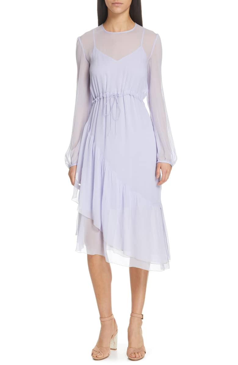 See by chloe asymmetrical hem hot sale dress