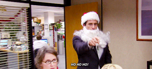Image result for the office christmas party gif
