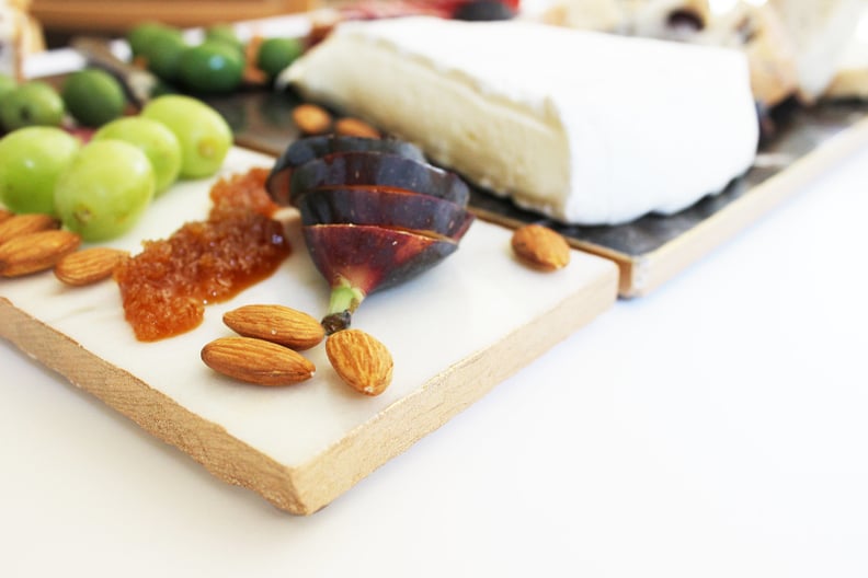 Gold and Marble Cheeseboard