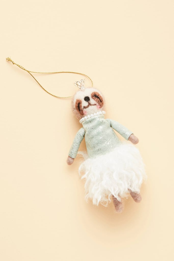 Sloth Ballerina Ornament