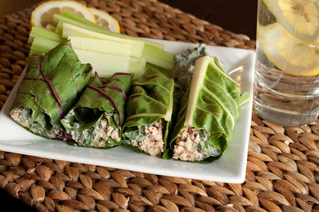 Tuna Chard Wraps