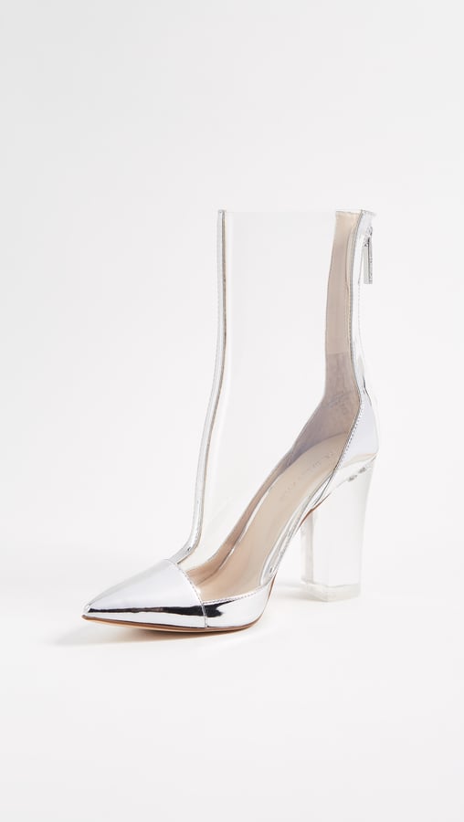 Clear booties cheap