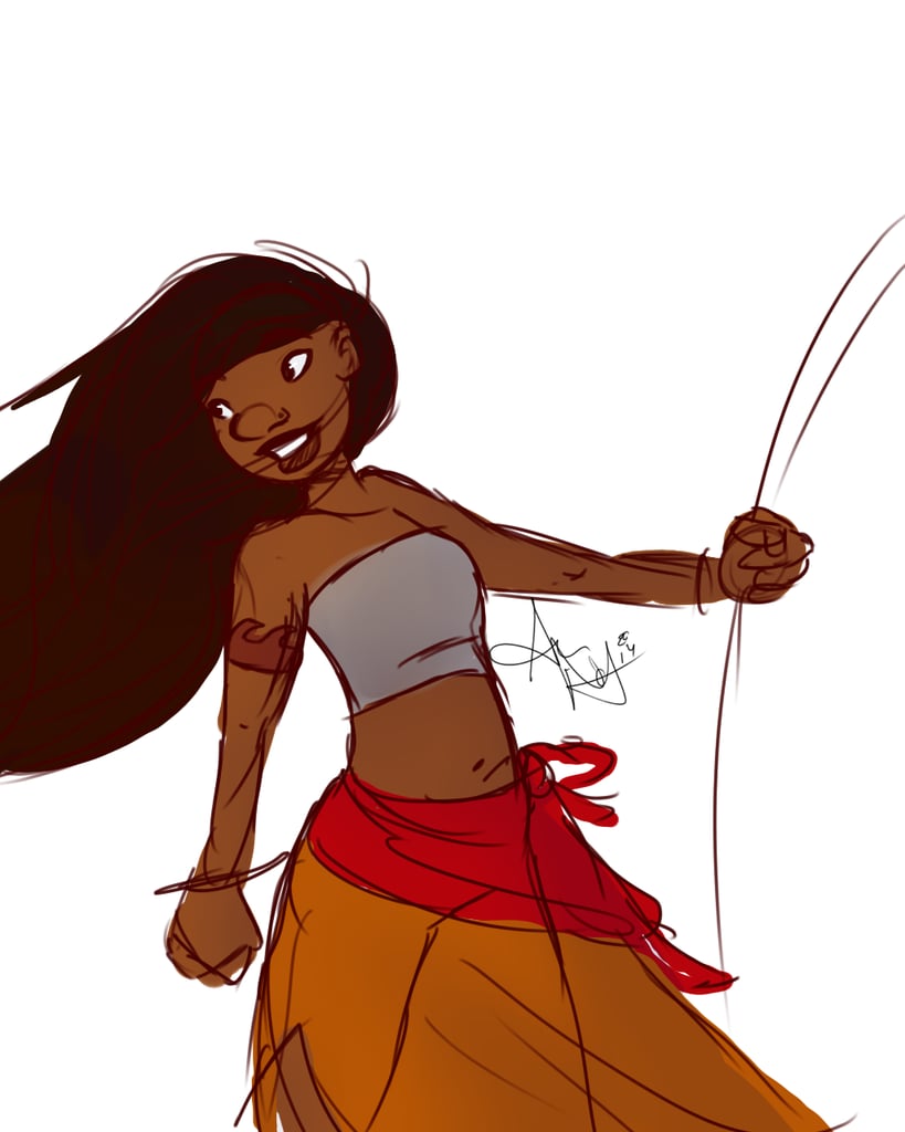 Moana Disney Princess Art