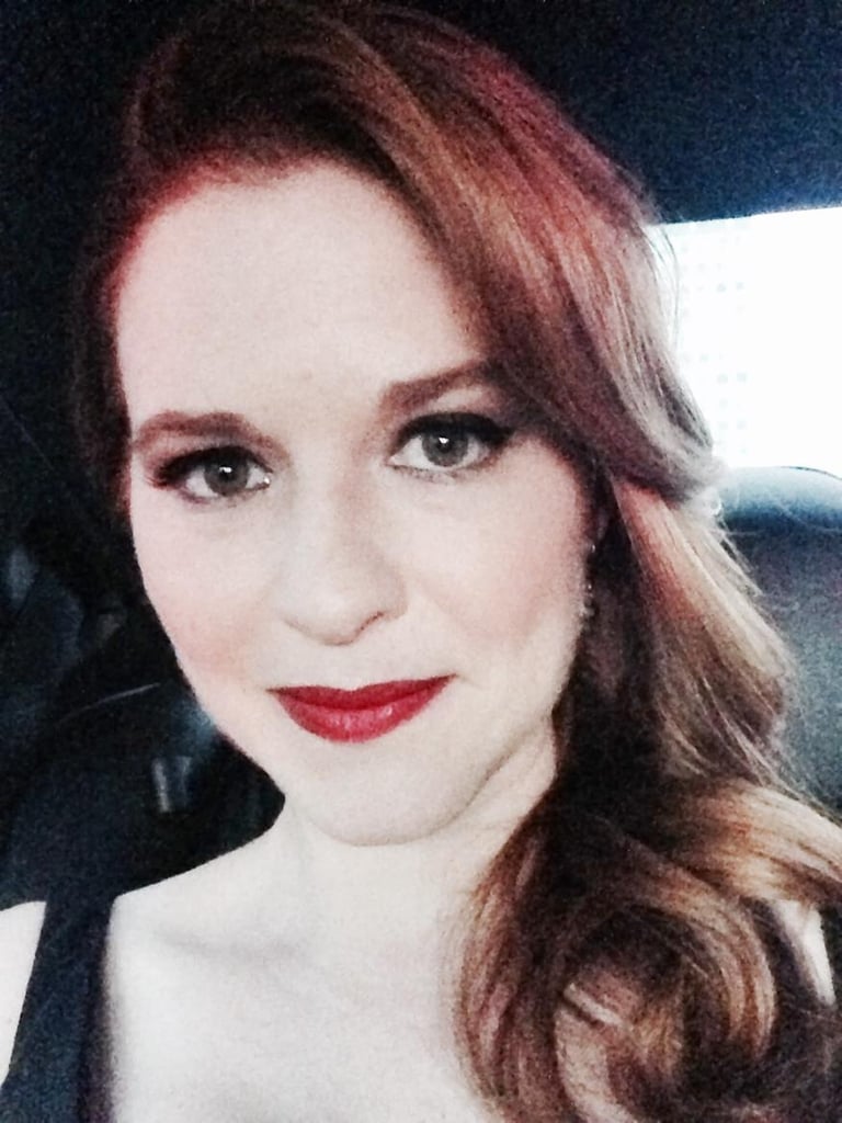 Sarah Drew tweeted a snap from her car on the way to the show.
