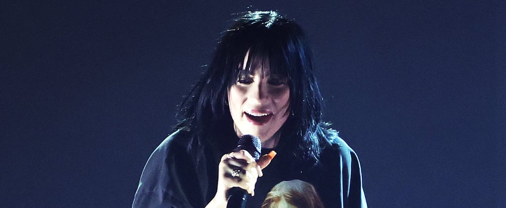 Billie Eilish Wears Taylor Hawkins Shirt at 2022 Grammys