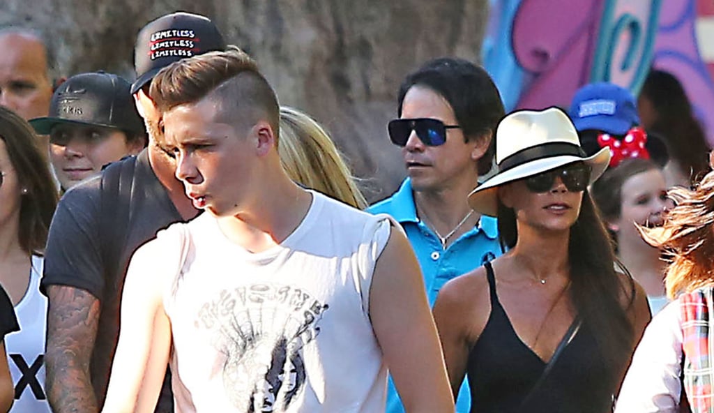 Beckham Family at Disneyland August 2015