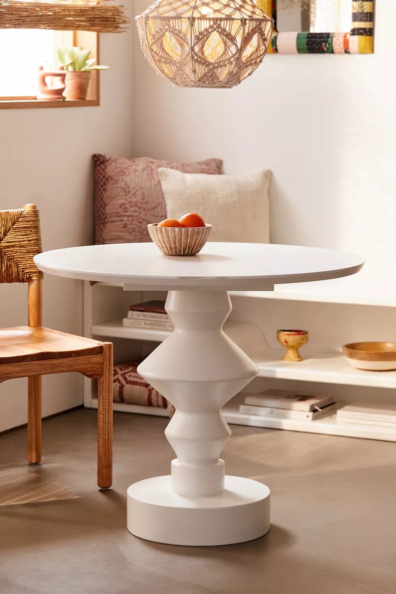 Sleek and Geometric: Vera Pedestal Dining Table