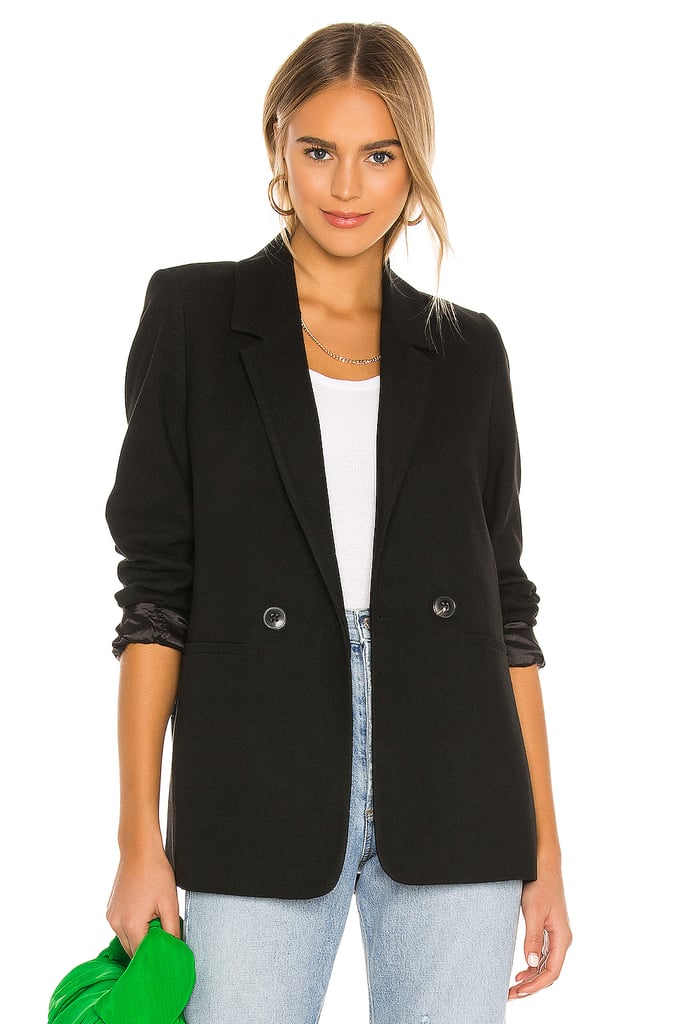 Anine Bing Madeleine Blazer in Black | Carrie Bradshaw's Work From Home ...