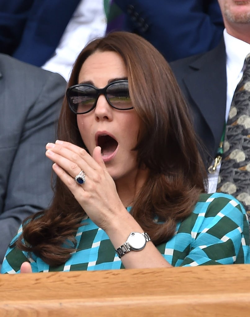 Kate Middleton and Prince William at Wimbledon 2014