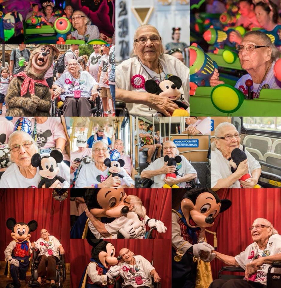 Woman Celebrates 100th Birthday at Disney World