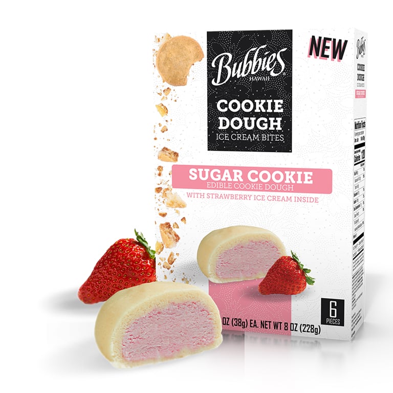 Bubbies Mochi Ice Cream, Strawberry