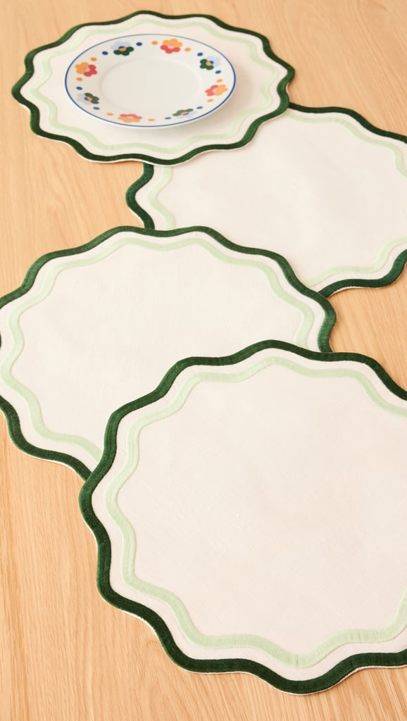 Misette Embroidered Linen Placemats