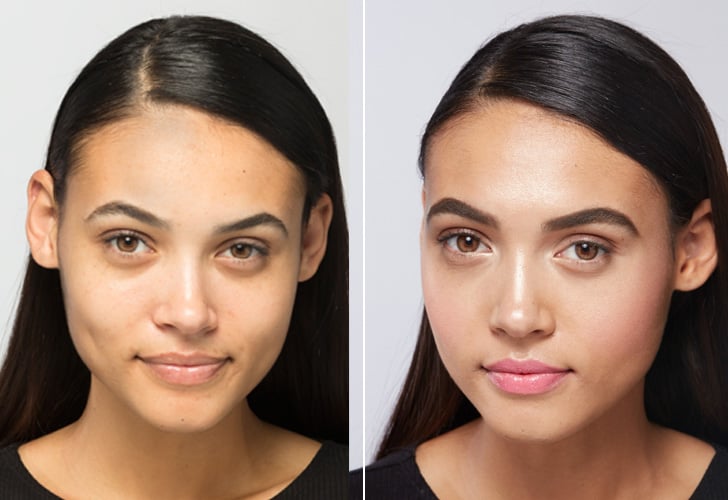 Finished look: A flawless face in just 5 minutes