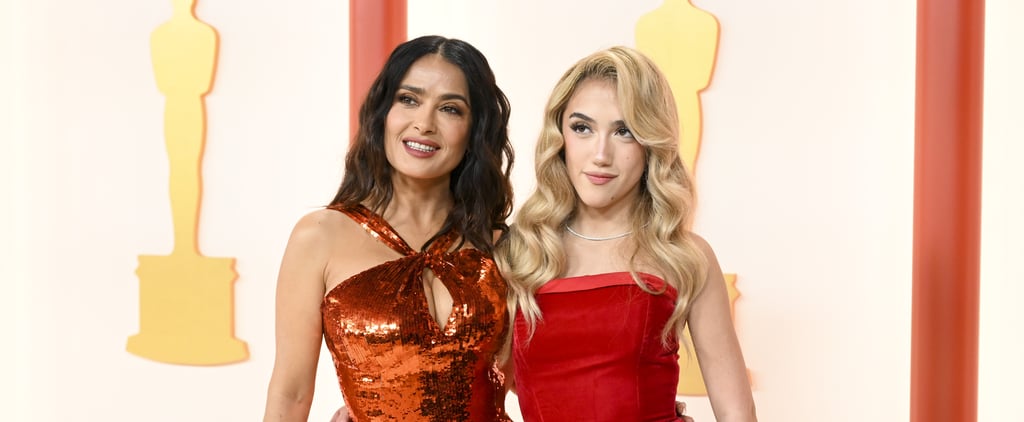 Salma Hayek's Daughter Borrows Mom's Red Dress For Oscars