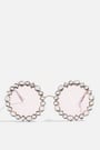 Topshop Diamante Round Sunglasses