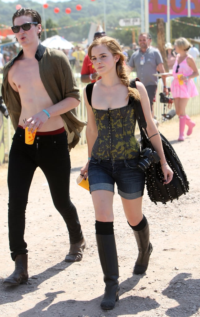 Emma Watson at Glastonbury 2010