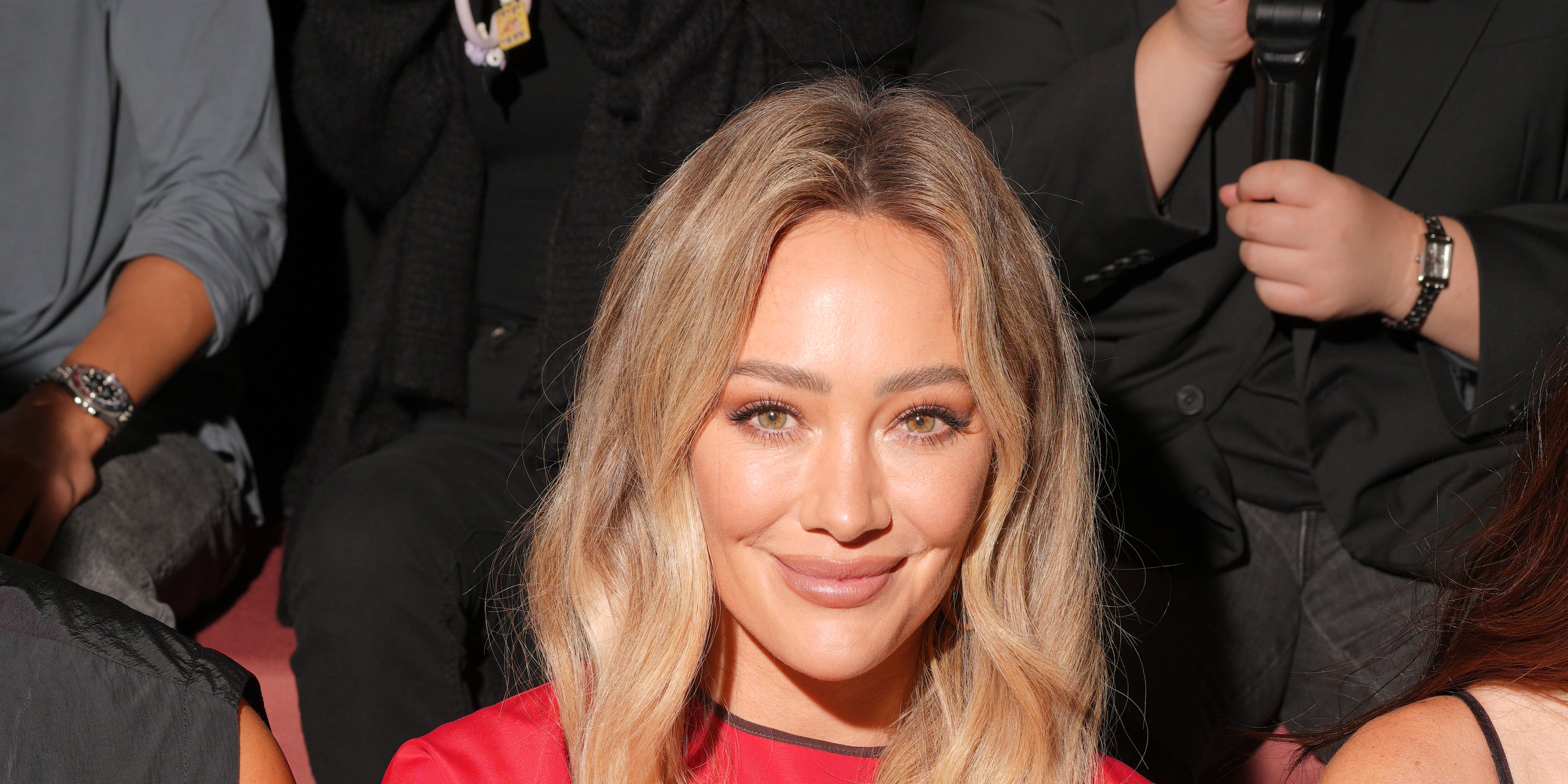 Hilary Duff’s Color-Blocked Nails Give Major Cool-Girl Energy