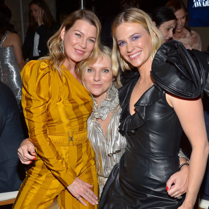 Ellen Pompeo, Laura Brown, and January Jones at the InStyle Awards 2019