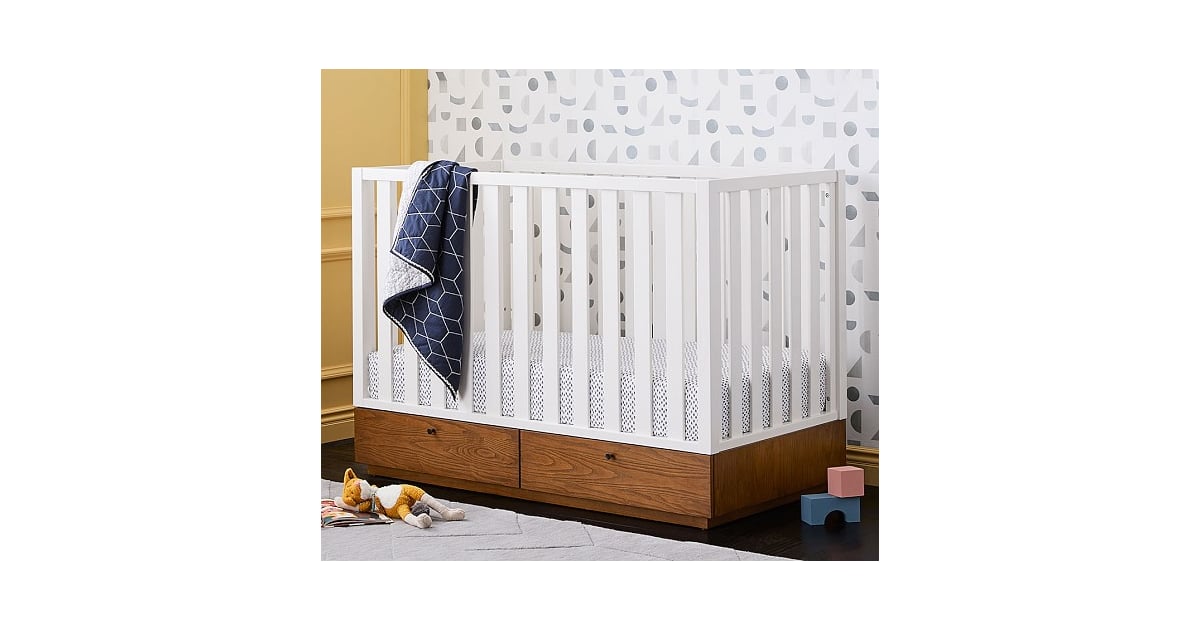 West Elm x PBK Modern Convertible Storage Crib Best Cribs 2019
