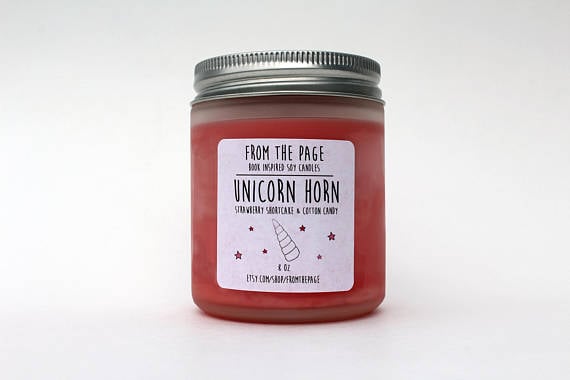 Unicorn Horn candle