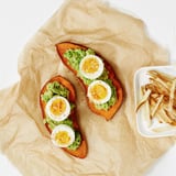 Sweet  Potato Toast With Avocado and Egg Recipe