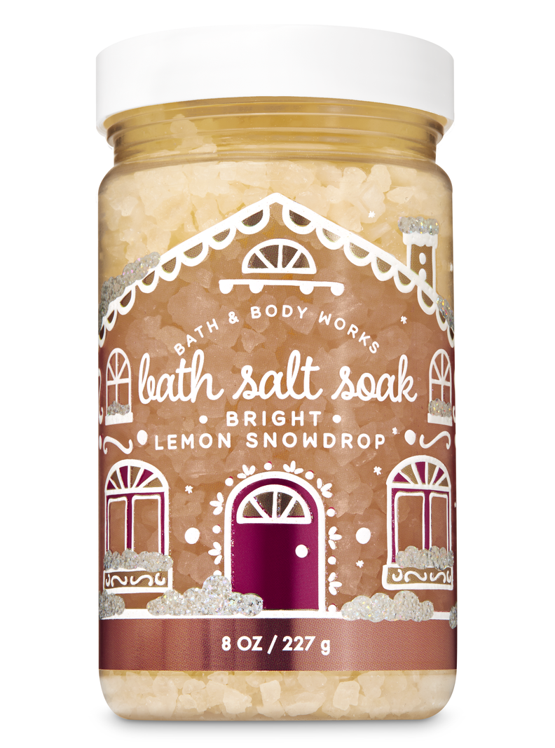 Bath & Body Works Bright Lemon Snowdrop Bath Salt Soak