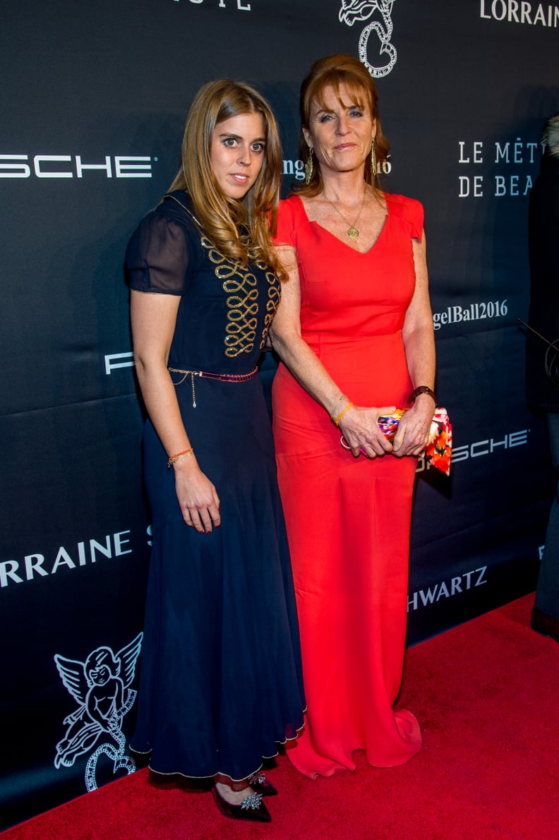 Princess Beatrice Posed With Her Mom, Duchess of York Sarah Ferguson, Wearing a Tommy Hilfiger Dress