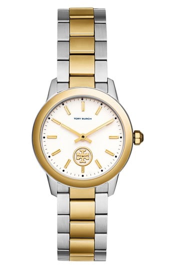 Tory Burch Collins Two-Tone Bracelet Watch