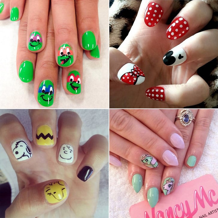 Cartoon Nail Art Ideas | POPSUGAR Beauty