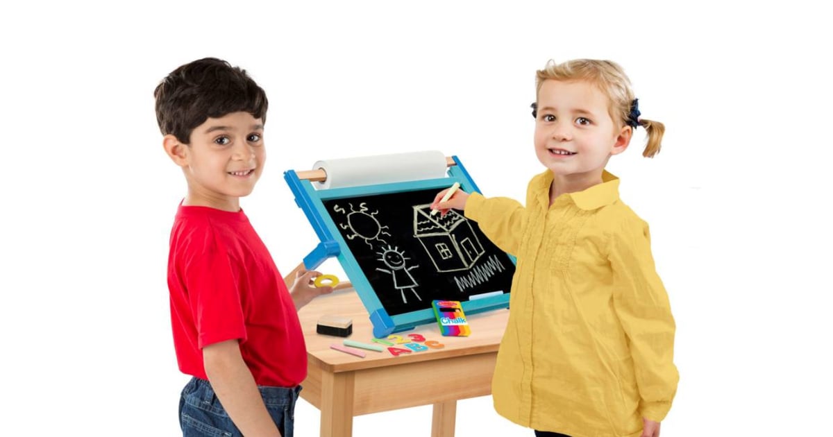 melissa and doug tabletop art easel